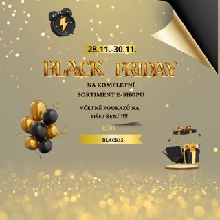 Je tu nejoblíbenější nákupní událost roku – Black Friday! Letos jsme si pro vás připravili nejen výhodné ceny na všechny...