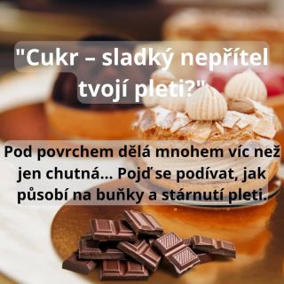 Cukr je dobrý sluha, ale zlý pán. Chceš krásnou pleť? Začni pečovat i o to, čím krmíš svoje buňky. Sleduj nás pro víc tipů...